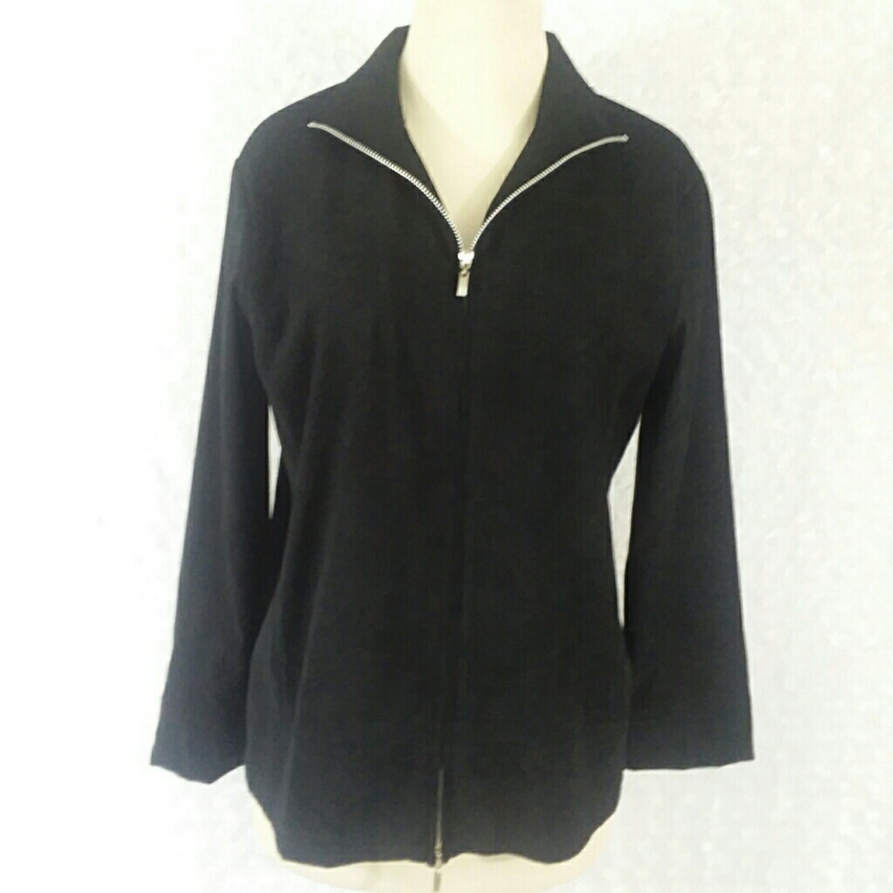 Vintage Black Floral Embossed Moto Style Jacket
